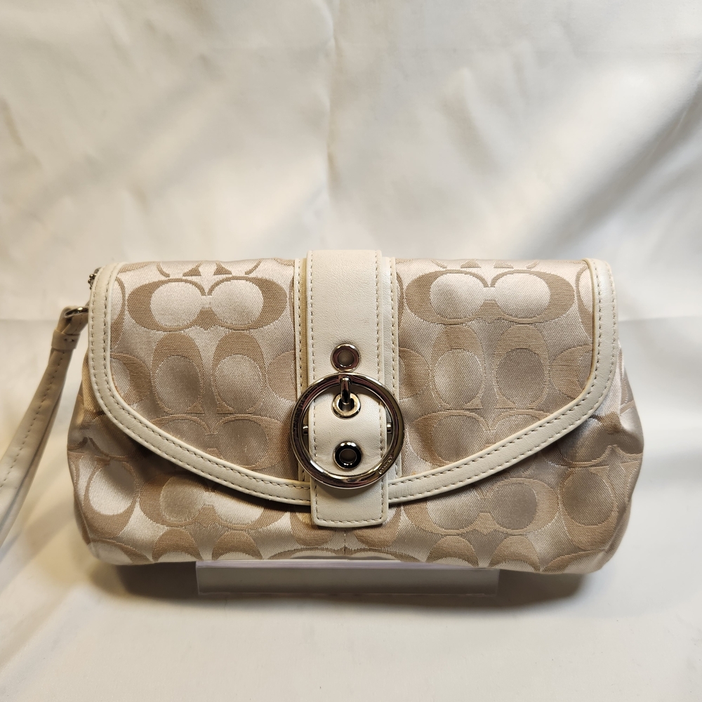 Coach Soho Signature Wristlet/Clutch